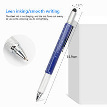 Load image into Gallery viewer, Creative Multi-function Screwdriver Level Ballpoint Pen Level Gauge Scale Screwdriver Tool Touch Capacitor Pen Office Supplies