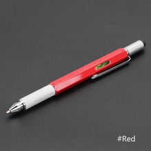 Load image into Gallery viewer, Creative Multi-function Screwdriver Level Ballpoint Pen Level Gauge Scale Screwdriver Tool Touch Capacitor Pen Office Supplies