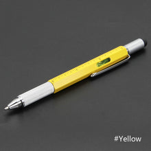 Load image into Gallery viewer, Creative Multi-function Screwdriver Level Ballpoint Pen Level Gauge Scale Screwdriver Tool Touch Capacitor Pen Office Supplies