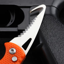 Load image into Gallery viewer, Portable Multifunctional Express Parcel Knife, Keychain, Serrated Hook, Carry-on Unpacking, Emergency Survival Tool Box Opener