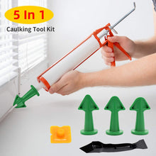 Load image into Gallery viewer, 5Pc Caulking Nozzle Applicator Finishing Tool Spatula Plastic Glue Shovel Tile Brick Joints Floor Silicone Remover Hand Tool Set