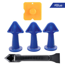 Load image into Gallery viewer, 5Pc Caulking Nozzle Applicator Finishing Tool Spatula Plastic Glue Shovel Tile Brick Joints Floor Silicone Remover Hand Tool Set