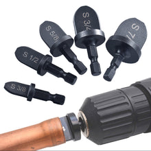 Load image into Gallery viewer, Pipe Expander Copper Tube Swaging Tools For Air Conditioner Refrigerator Flaring Takeover Tool Set Triangle Hex Shank Repair Kit