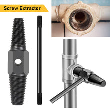 Load image into Gallery viewer, Double-head Tap Faucet Valve Screw Extractor Set Damaged Broken Wire Water Pipe Bolt Remover Plumbing Househood Tools Set