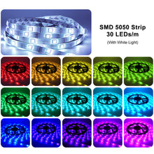 Load image into Gallery viewer, LED Strip Light 5050 RGB TV Backlight Wall APP Bluetooth Control Flexible Background Light USB Led Lighting RGB Tape Party Decoration Light String