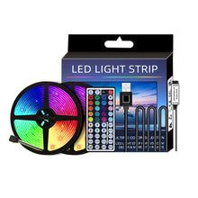 Load image into Gallery viewer, LED Strip Light 5050 RGB TV Backlight IR 44 Key Control Wall Flexible Background Light USB 5V Led Lighting RGB Tape Party Decoration Light String