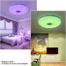Load image into Gallery viewer, Smart WIFI LED Diamond Ceiling Light with Bluetooth Speaker RGB Dimmable TUYA APP Compatible with Alexa Google Home Bedroom Living Room Ambient Light