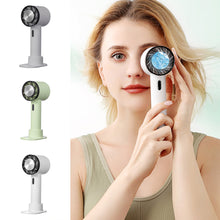 Load image into Gallery viewer, Portable Handheld Fan Semiconductor Refrigeration Cooling 2200mAh Battery USB Rechargeable Mini Hand Fan Air Cooler Outdoor