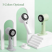 Load image into Gallery viewer, Portable Handheld Fan Semiconductor Refrigeration Cooling 2200mAh Battery USB Rechargeable Mini Hand Fan Air Cooler Outdoor