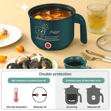 Load image into Gallery viewer, Multifunctional Electric Cooking Machine 1.8L Mini Rice Cooker 1-2 People Hot Pot Single/Double Layer Non-stick Pan for Home Dormitory