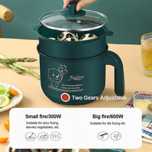 Load image into Gallery viewer, Multifunctional Electric Cooking Machine 1.8L Mini Rice Cooker 1-2 People Hot Pot Single/Double Layer Non-stick Pan for Home Dormitory