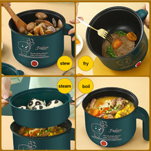 Load image into Gallery viewer, Multifunctional Electric Cooking Machine 1.8L Mini Rice Cooker 1-2 People Hot Pot Single/Double Layer Non-stick Pan for Home Dormitory