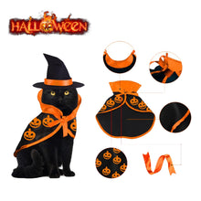 Load image into Gallery viewer, Halloween Pet Costumes Cute Cosplay Superman Vampire Cloak for Small Dog Cat Kitten Puppy Dress Up Pumpkin Pet Clothes