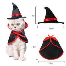 Load image into Gallery viewer, Halloween Pet Costumes Cute Cosplay Superman Vampire Cloak for Small Dog Cat Kitten Puppy Dress Up Pumpkin Pet Clothes