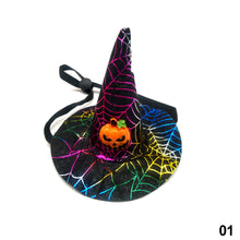 Load image into Gallery viewer, Funny Pet Halloween Costume Hat for Cats Dogs Dress Up Costume Cat Hat Christmas Cosplay Headwear Pumpkin Witch Party Supplies