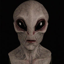 Load image into Gallery viewer, Halloween Horror Big Eyes Alien Mask Scary Horrible Masks Funny Party Cosplay Prop Full Face Cover Prank Joke