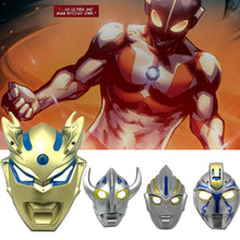 Load image into Gallery viewer, Kids Halloween Ultraman Tiga Cero Orb Taro Ginga Cosplay Glowing Mask Child Boys Christmas Birthday Party Dress Up Superheroes Mask