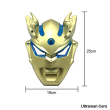 Load image into Gallery viewer, Kids Halloween Ultraman Tiga Cero Orb Taro Ginga Cosplay Glowing Mask Child Boys Christmas Birthday Party Dress Up Superheroes Mask