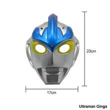 Load image into Gallery viewer, Kids Halloween Ultraman Tiga Cero Orb Taro Ginga Cosplay Glowing Mask Child Boys Christmas Birthday Party Dress Up Superheroes Mask