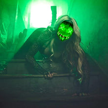 Load image into Gallery viewer, LED Halloween Glowing Mask Led Mask Party Masque Masquerade Masks Neon Maske Light Glow In The Dark Horror Props Party Costume