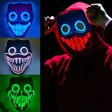 Load image into Gallery viewer, LED Halloween Glowing Mask Led Mask Party Masque Masquerade Masks Neon Maske Light Glow In The Dark Horror Props Party Costume