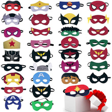 Load image into Gallery viewer, Halloween Superhero Masks Christmas Birthday Party Spiderman Hulk Iron Man Dress Up Costume Cosplay Mask For Kids Children Favor Mystery Gift