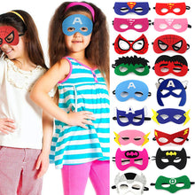 Load image into Gallery viewer, Halloween Superhero Masks Christmas Birthday Party Spiderman Hulk Iron Man Dress Up Costume Cosplay Mask For Kids Children Favor Mystery Gift