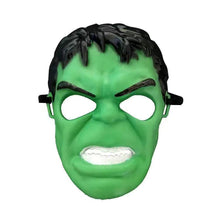 Load image into Gallery viewer, Halloween Superhero Masks Christmas Birthday Party Spiderman Hulk Iron Man Dress Up Costume Cosplay Mask For Kids Children Favor Mystery Gift