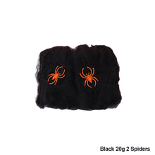 Load image into Gallery viewer, Halloween Scary Party Scene Props White Stretchy Cobweb Spider Web Horror Halloween Decoration For Bar Haunted House