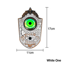 Load image into Gallery viewer, Halloween One-eyed Doorbell Decoration Ghost's Day Glowing Door Hanging Plastic Eyeball Doorbell For Bar Haunted House