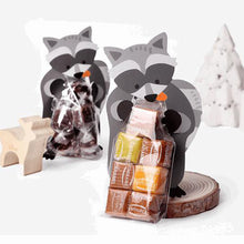Load image into Gallery viewer, 10pcs/lot Animal Cute Rabbit Raccoon Gift Bags Candy Bags Halloween Birthday Party Cookie Biscuit Bags Bear Candy Box