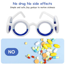 Load image into Gallery viewer, 3D Anti-vertigo Glasses Vehicles Ships Airplanes Anti-stun Glasses Detachable Frame Anti-stun Glasses for Children Adults
