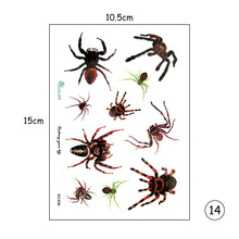 Load image into Gallery viewer, Halloween Tattoo Stickers Atmosphere Party Horror Stickers Waterproof Sweatproof Tattoo Stickers
