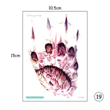 Load image into Gallery viewer, Halloween Tattoo Stickers Atmosphere Party Horror Stickers Waterproof Sweatproof Tattoo Stickers