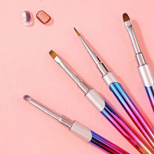 Load image into Gallery viewer, Gradient Acrylic Nail Brush Manicure Gel Brush Nail Art Brush Liquid Powder Carving Gel Brush Liner Drawing Pen Manicure Tools