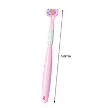 Load image into Gallery viewer, Creative Three Sided Soft Toothbrush Adult Hair Tooth Soft Bristle Kids Clean Toothbrush Oral Care Teeth Brush Oral Health Cleaner