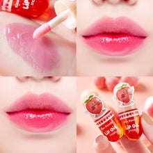 Load image into Gallery viewer, Waterproof Peach Moisturizing Lip Gloss Peach Glossy Long Lasting Not Sticky Natural Lip Tint Daily Lip Oil Makeup Primer