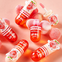 Load image into Gallery viewer, Waterproof Peach Moisturizing Lip Gloss Peach Glossy Long Lasting Not Sticky Natural Lip Tint Daily Lip Oil Makeup Primer