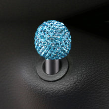 Load image into Gallery viewer, 2Pcs Car Door Pin Lock Knob Pull Pins Diamond Bling Aluminum Alloy Door Handle Security Door Latch Lock Pin Accessories