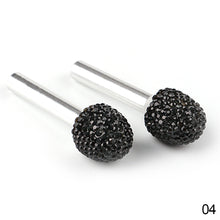 Load image into Gallery viewer, 2Pcs Car Door Pin Lock Knob Pull Pins Diamond Bling Aluminum Alloy Door Handle Security Door Latch Lock Pin Accessories