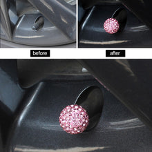 Load image into Gallery viewer, 4Pcs Universal Car Tire Valve Caps Crystal Diamond Bling Rhinestone Shining Dustproof Valve Stem Caps Accessories