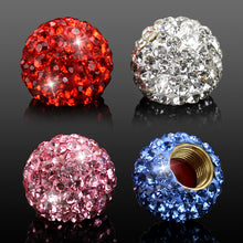 Load image into Gallery viewer, 4Pcs Universal Car Tire Valve Caps Crystal Diamond Bling Rhinestone Shining Dustproof Valve Stem Caps Accessories