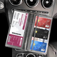 Load image into Gallery viewer, PU Leather Car Driver License Cover Credit Cards Holder Car Registration Insurance Driving Documents Protective Case