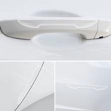 Load image into Gallery viewer, 4Pcs Transparent Car Door Anti Collision Protector Bar Stickers Side Edge Protection Guards Rear View Mirror Cover Protection Strip