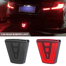 Load image into Gallery viewer, Universal Car Rear Bumper Diffuser Rear Fog Light Strobe Brake Feature & Adjustable Add-On Mounting Bracket
