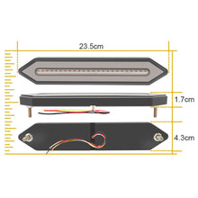 Load image into Gallery viewer, 1PC Dynamic Car LED Turn Signal Truck Sequential Tail Light Rear Brake Light Reverse Signal Lamp Tractor Trailer Lights 12/24V