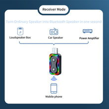 Load image into Gallery viewer, Q1 2-in-1 Bluetooth Receiver Transmitter 3.5mm Audio Aux Wireless Driver-free Amplifier Audio Adapter