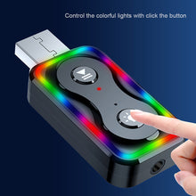 Load image into Gallery viewer, Q1 2-in-1 Bluetooth Receiver Transmitter 3.5mm Audio Aux Wireless Driver-free Amplifier Audio Adapter