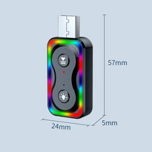 Load image into Gallery viewer, Q1 2-in-1 Bluetooth Receiver Transmitter 3.5mm Audio Aux Wireless Driver-free Amplifier Audio Adapter
