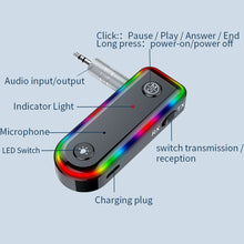 Load image into Gallery viewer, Q3 2-in-1 Bluetooth Receiver Transmitter 3.5mm Audio Aux Wireless Driver-free Amplifier Audio Adapter